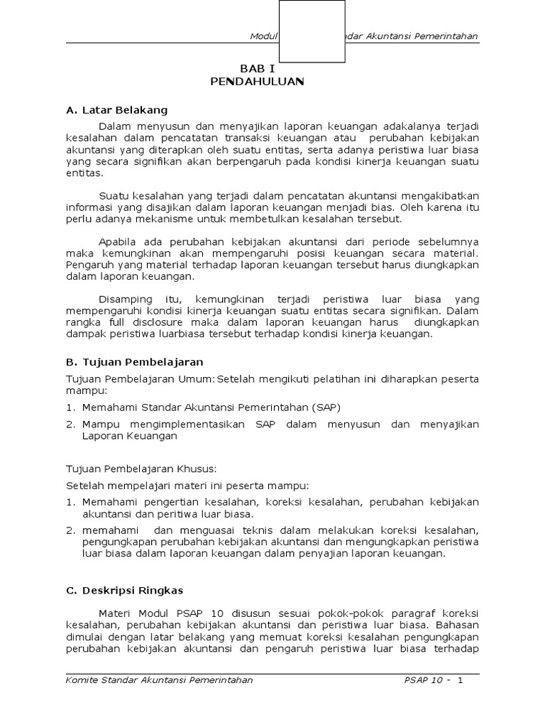 Psap 10 Contoh Soal Jurnal