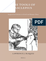 Lawrence Bliquez The Tools of Asclepius Surgical Instruments in Greek and Roman Times