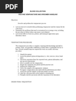 Venipuncture Blood Collection Guide | PDF | Medicine | Medical Specialties