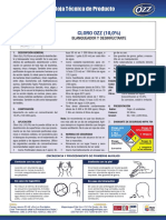 0153 - F0 - PR - Hoja Tecnica Cloro Ozz 10p MSDS