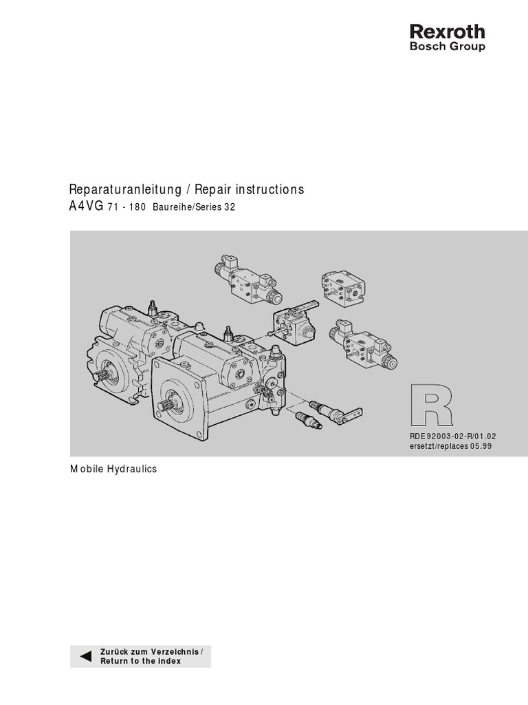 A4VG Service Manual | PDF