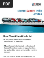 Maruti Suzuki A Complete Presentation