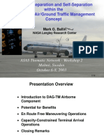 Airborne Separation and Self-Separation Within The Distributed Air/Ground Traffic Management Concept