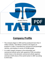 Tata Motors - An Insight