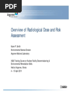 Overview of Radiological Dose and Risk Assessment