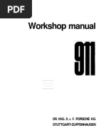 Porsche Workshop Manual 911 1972