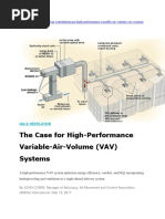 High Performance VAV Single Duct System