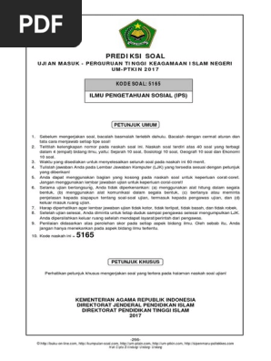 2017 Prediksi Soal Ips Um Ptkin 2017