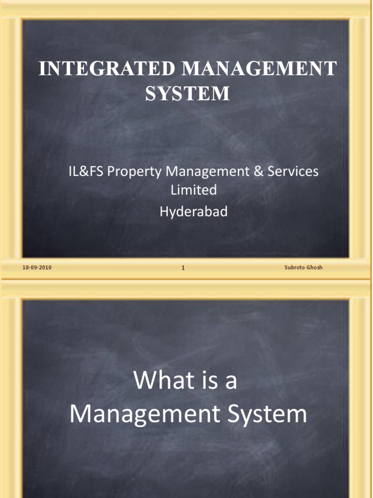 Integrated Management System Overview | PDF | Quality Management System ...