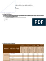 Programación Anual - Plantilla