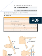 Escala de Evaluación Del Tono Muscular