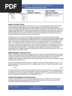 Development of System Factors SEAOC