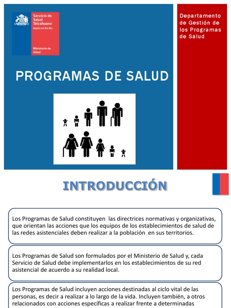 Programas de Salud del Minsal en Chile | PDF | Adultos | Condicion cronica