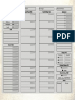 Forge Engine - Character Sheet