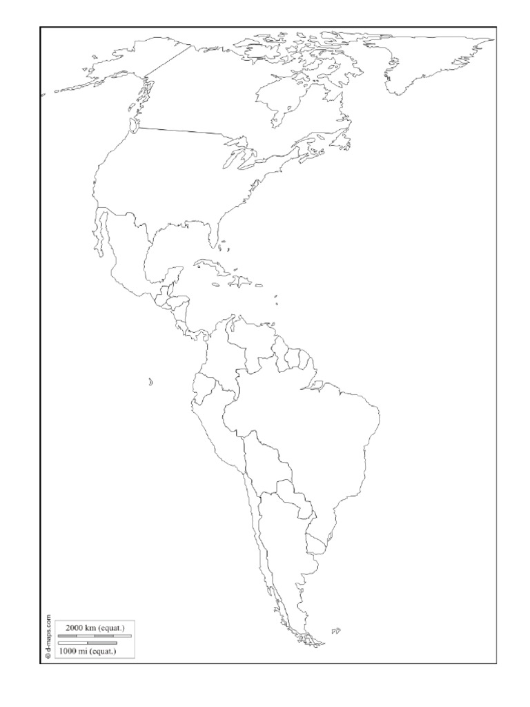 Mapa Mudo América | PDF