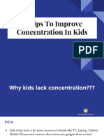 9 Tips To Improve Concentration in Kids