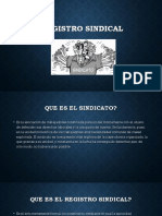 Registro Sindical