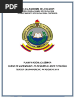Planificación Curso de Ascenso 3er Grupo 2018
