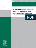 Natural Resource Damages, Mitigation Banking, and The Watershed Approach