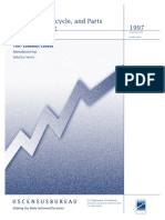 Motorcycle, Bicycle, and Parts Manufacturing 1997: 1997 Economic Census