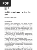 Mobile Telephony: Closing The Gap: Christiana Charles-Iyoha