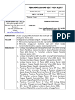 Not Spo Pencatatan Obat-obat High Alert