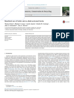 2018 - Beneficial Use of Boiler Ash in Alkali-Activated Bricks