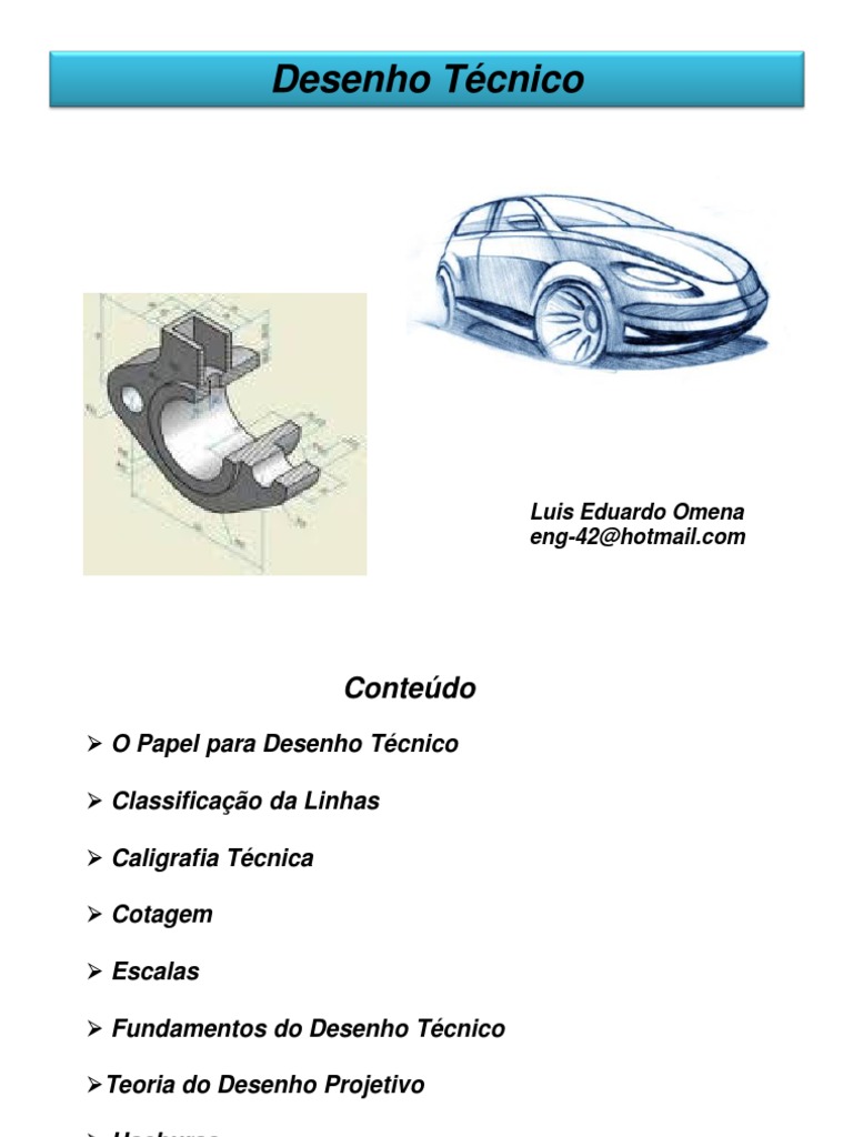 Aula de Desenho Técnico - 2015 PDF | PDF | Perspectiva (gráficos ...