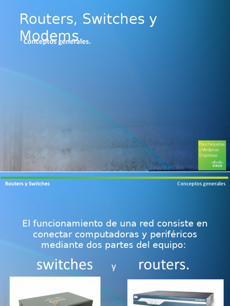 Routers y Switches | PDF | Enrutador (Computación) | Módem