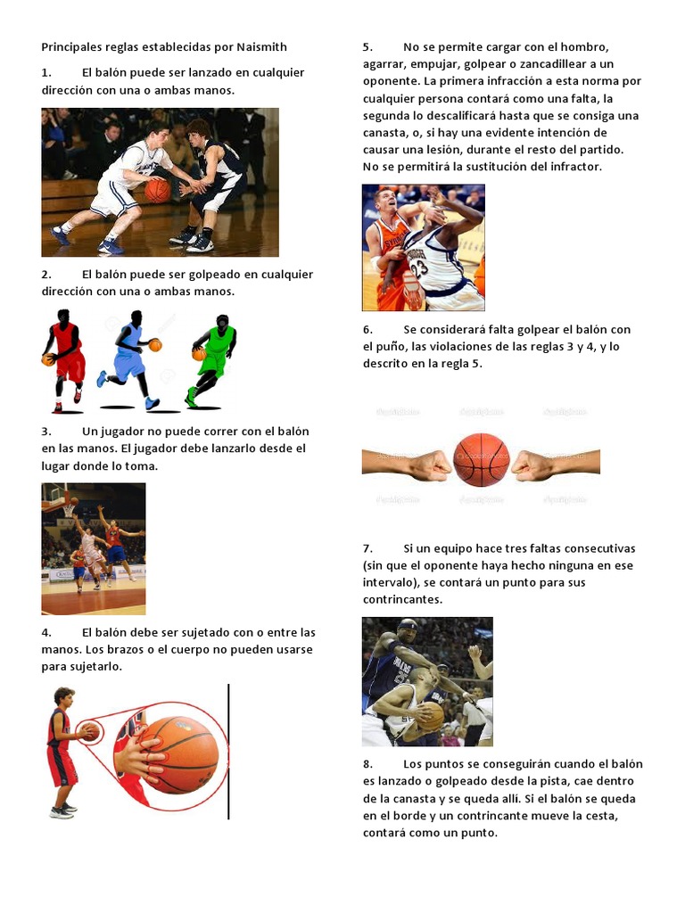 13 Reglas Del Baloncesto Referee Sports
