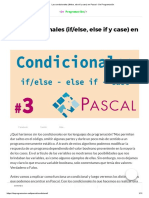 Los Condicionales (If_else, Else if y Case) en Pascal - De Programación