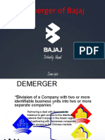 Demerger of Bajaj