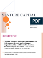 Venture Capital: Guided by Prof. A Suresh Submitted by Nikhil Chhabra Roll No 091144