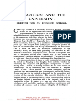 LEAVIS, F. R. Education and The University PDF