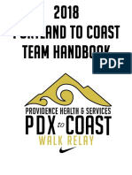 2018 Providence Portland To Coast Relay Handbook