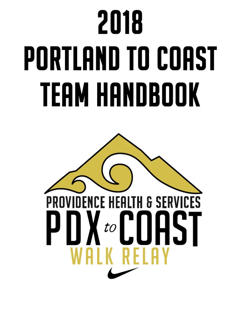 2018 Providence Portland To Coast Relay Handbook PDF Meal Lunch