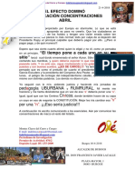 El Efecto Dominó. Comu - Concentra.abril PDF