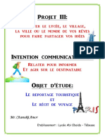 2 AS - Projet 4 - 1 Le R Cit de Voyage Et Le Reportage Touristique PDF