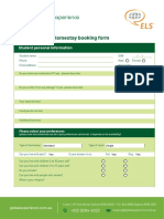 2018- ELS Homestay Booking Form