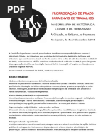 Chamada Prorrogacao