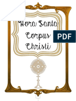 Hora Santa Corpus Christi - MINISTROS