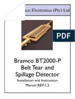 Bt2000 Belt Rip and Spillage Detector Installation and Instruction Manual