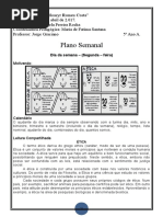 Plano Do Dia 10 a 20 de Abril de 2017