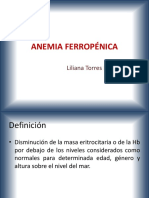 Anemia Ferropénica y Aplasica