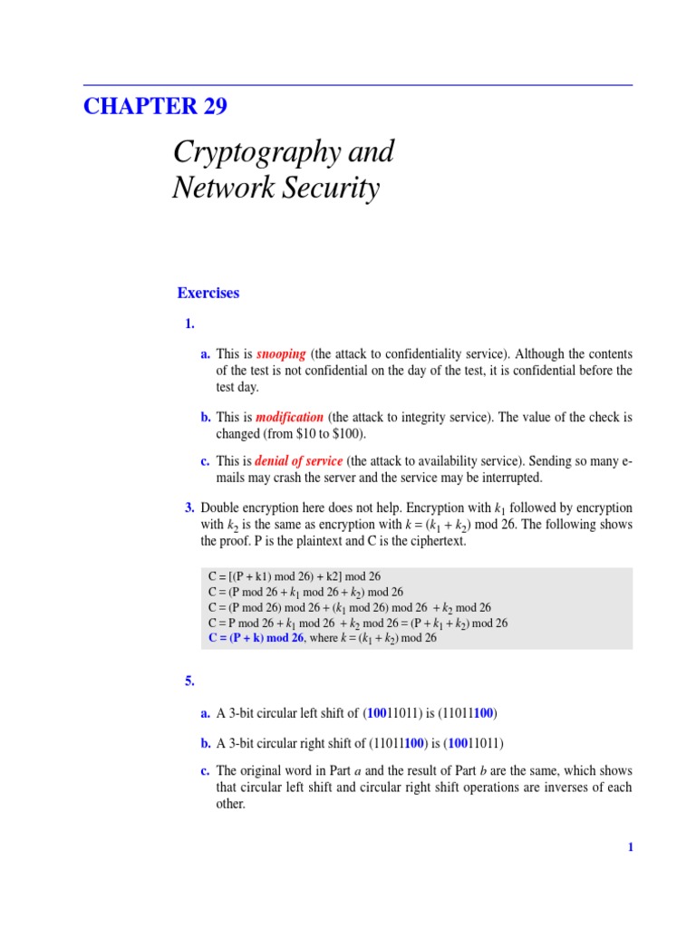 Chapter 29 | PDF | Public Key Cryptography | Key (Cryptography)