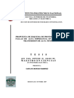 Propuestas de Esquema de Proteccion para Fallas de Alta Impedancia en Lineas de Transmision de Alta Tension