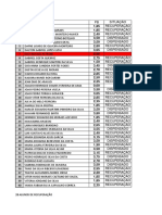 Alunos situação nota recuperação dispensado