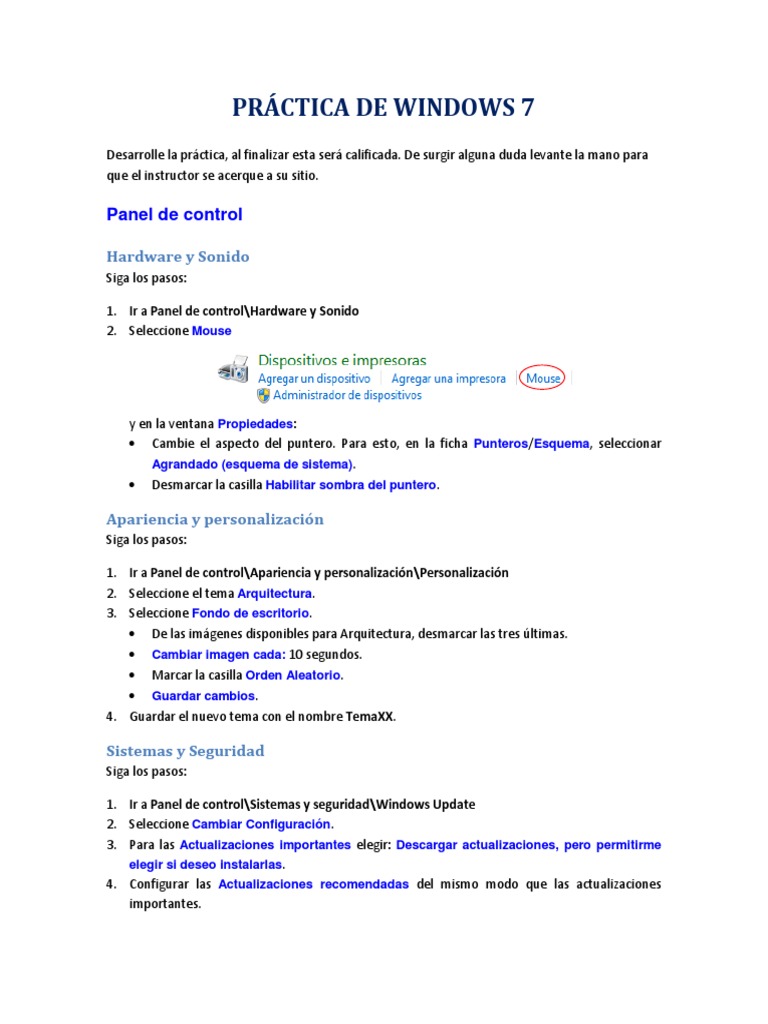 Practica de Windows PDF | PDF | Ventana (informática) | Plataformas de ...