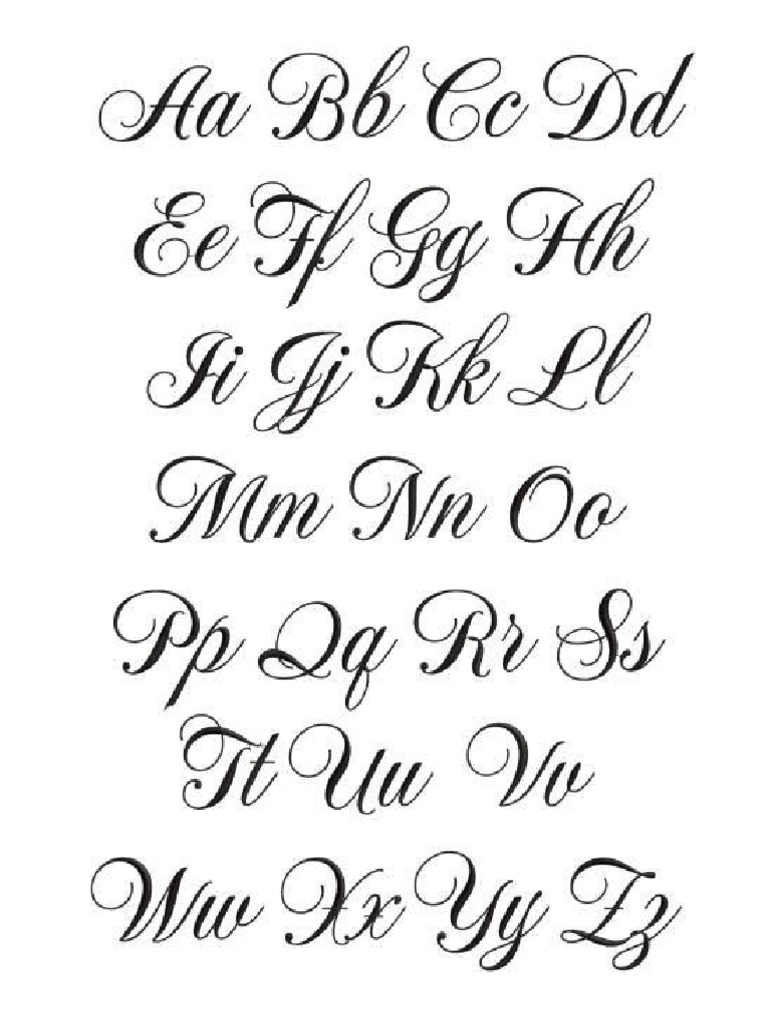 Abecedario En Letra De Carta Mayuscula ~ Letra De Carta Mayusculas Y