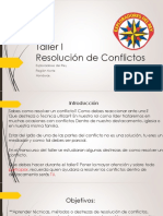 Taller I Resolucion de Conflictos